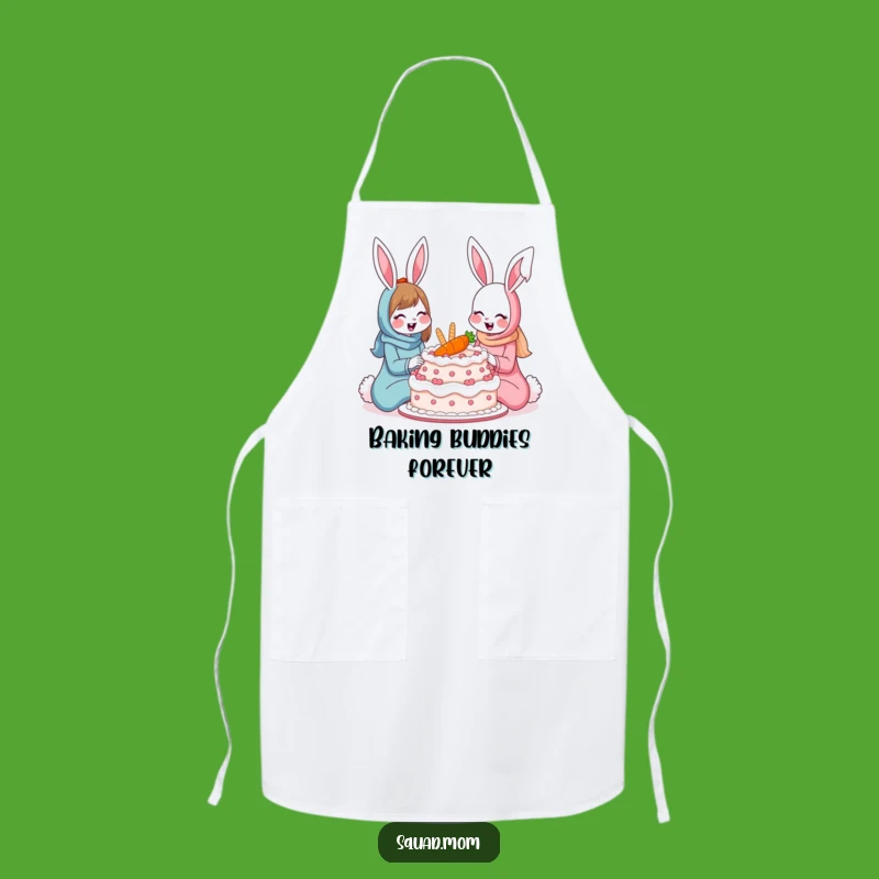 Funny Bunny Moms Apron: Baking Fun, Perfect Gift for Bakers