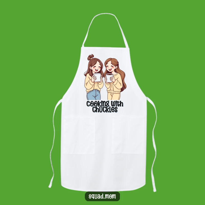 Funny Coffee Lovers Apron: Barista Besties Kitchen Style - Gift