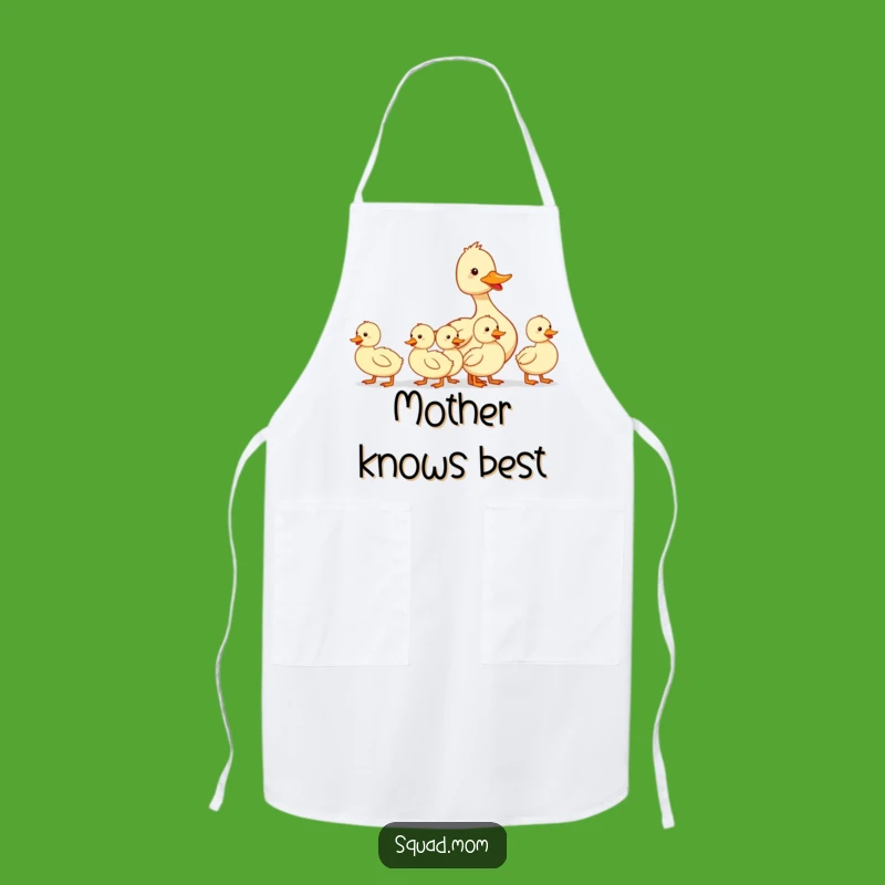 Funny Duck Mom Cooking Apron - Kitchen Humor Gift