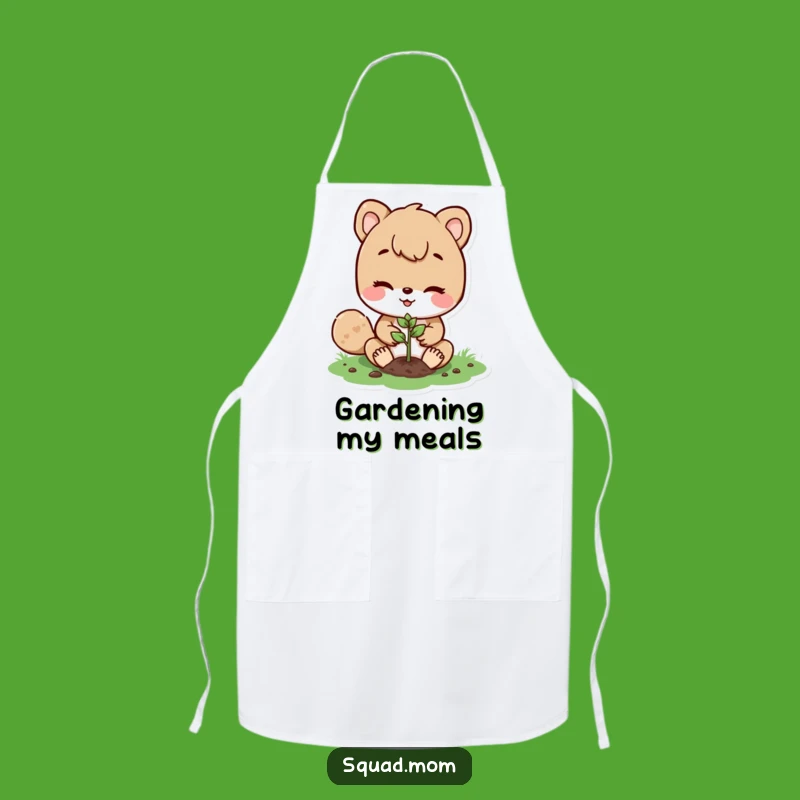 Funny Animal Mom Gardening Apron: Protect & Plant with Style