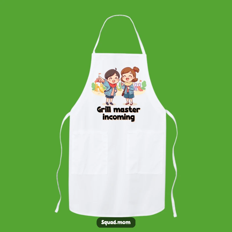 Funny Mom Friend Playground Apron - Kitchen Humor and Hilarious Gift for Park Lovers