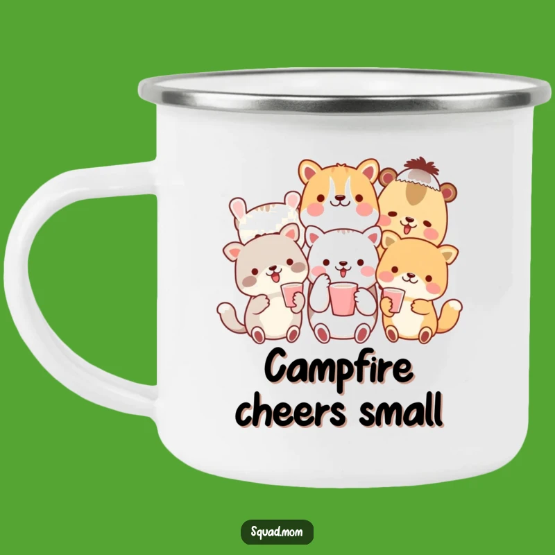 Adventure Animal Friends Cheers Camping Mug - Toast to the Outdoors - Perfect Funny Gift!