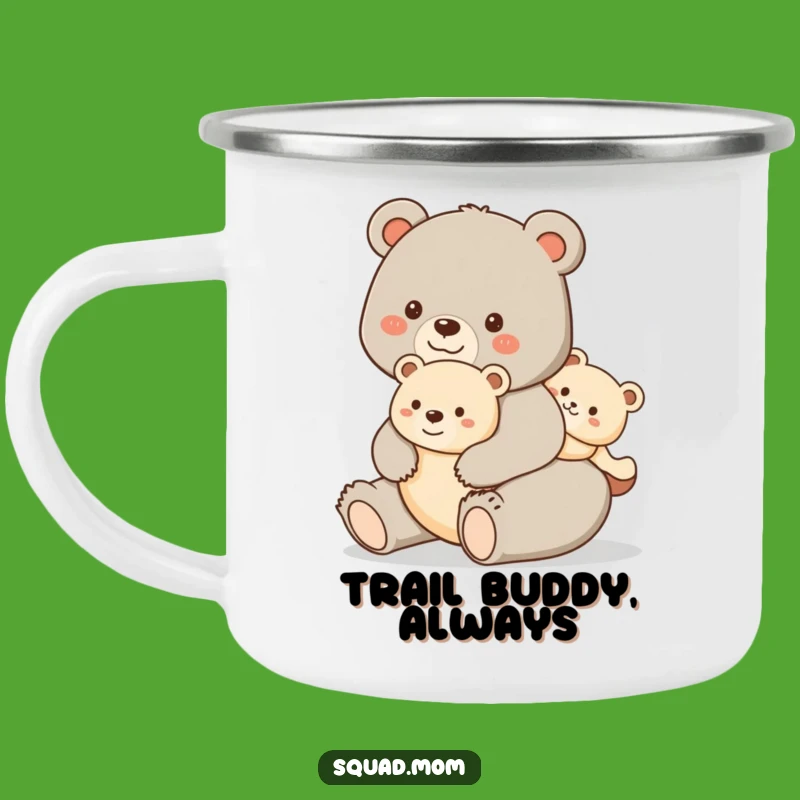 Funny Bear Mom Camping Mug - Outdoor Fun Gift