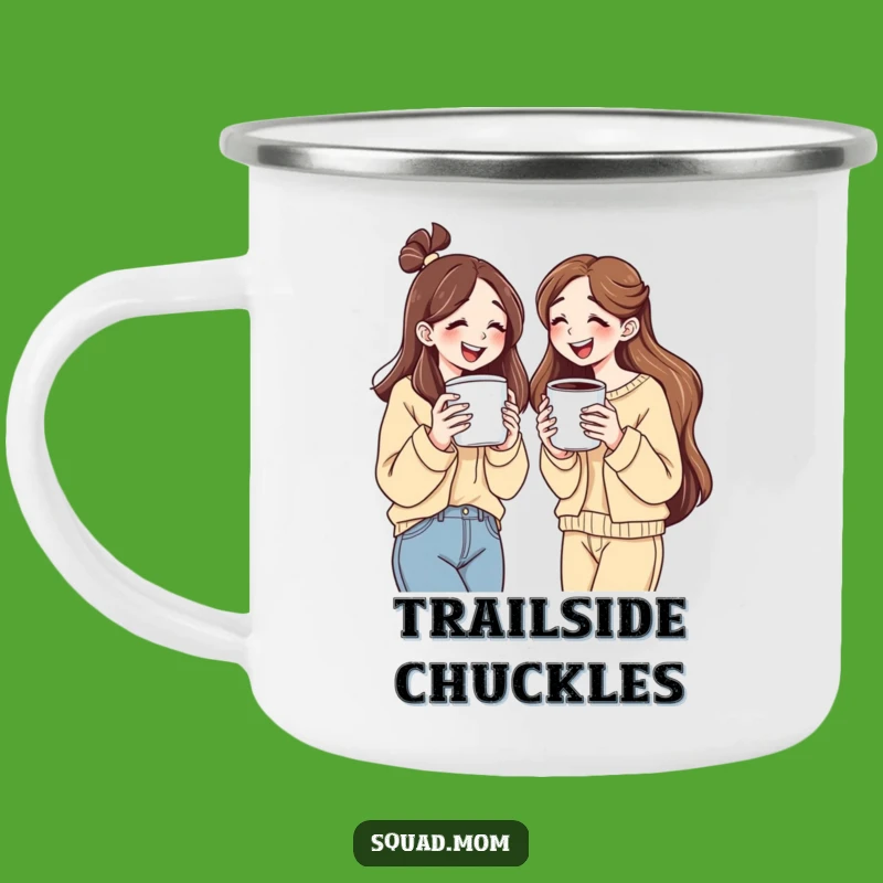 Funny Coffee Lovers Camping Mug: Adventure Brews & Laughs - Gift