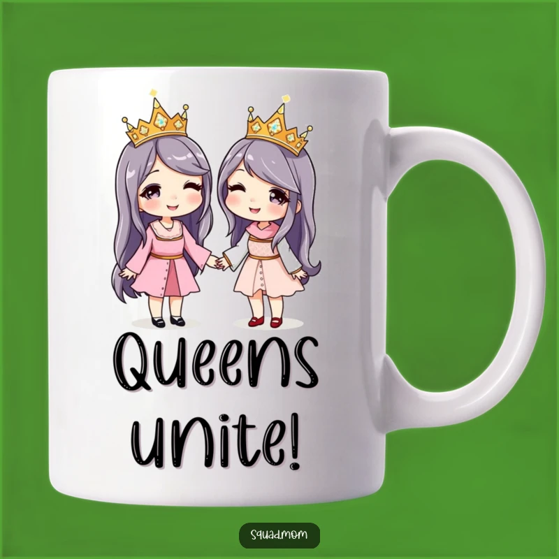 Funny Matching Crowns Mug: Best Friends Royal Celebration - Perfect Gift