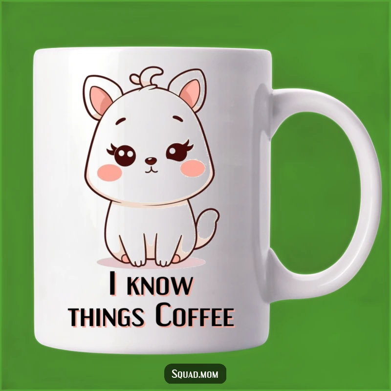 Kawaii Mom Animal Funny Wink Mug - Perfect Gift for the Savvy Mom Friend!