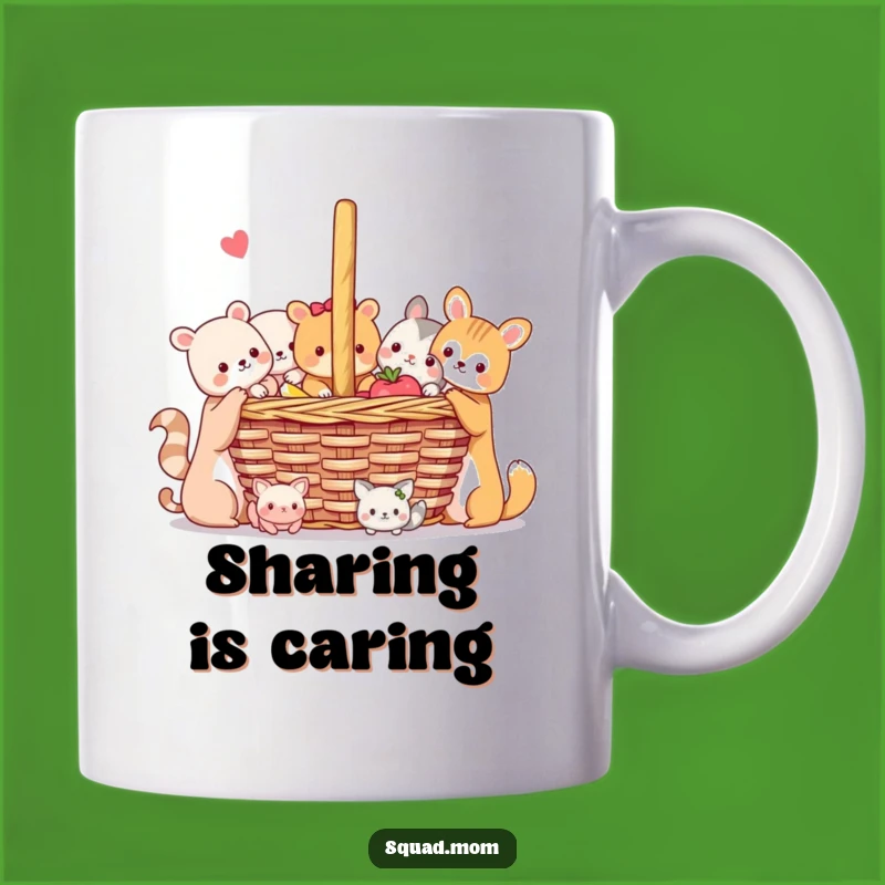 Funny Animal Friends Picnic Mug: Share Laughter and Joyful Moments