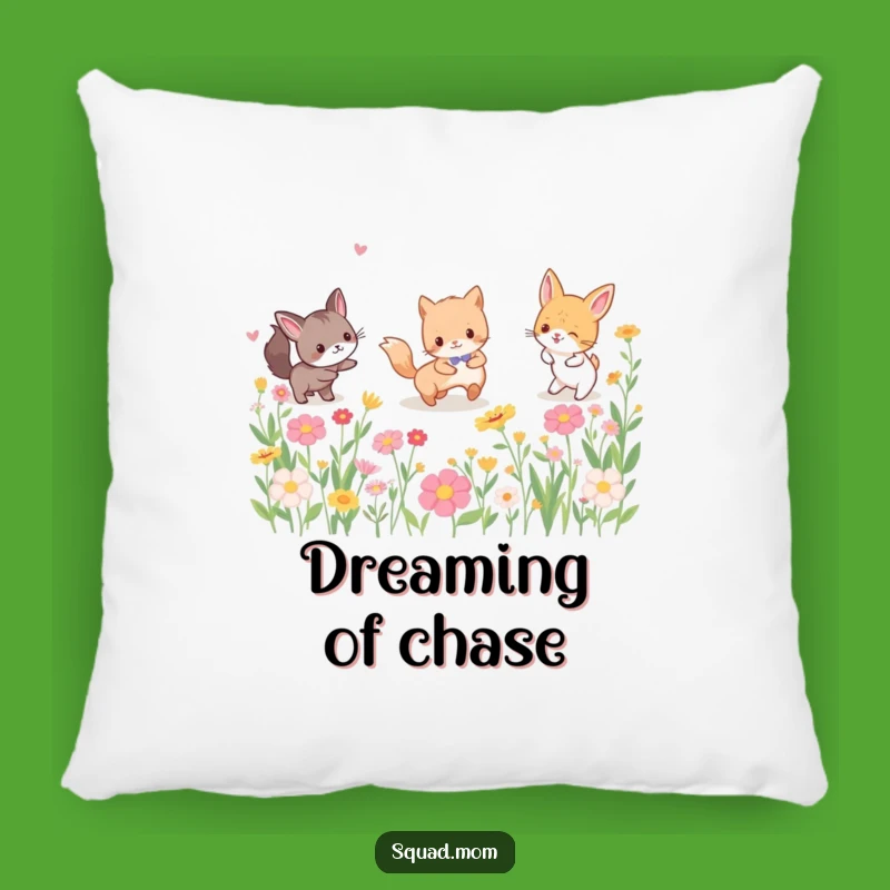Soft Funny Animal Friends Tag Pillow: Cozy Comfort & Playful Decor