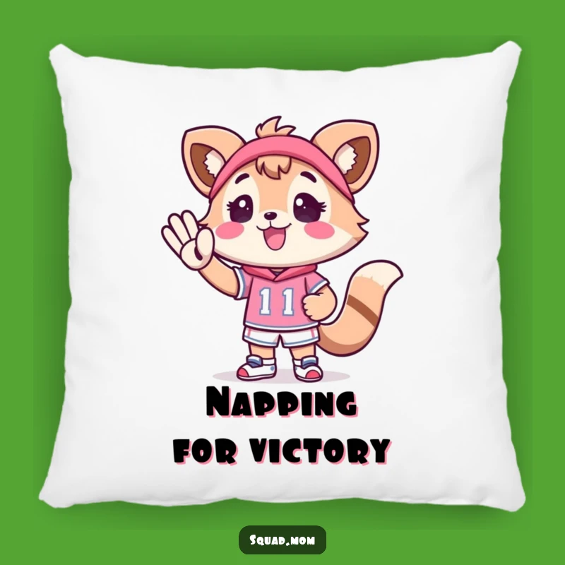 Funny Kawaii Mom Friend Pillow - Plush Cheer Decor