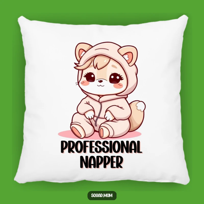 Funny Kawaii Mom Friend Pillow - Plush Comfort Decor