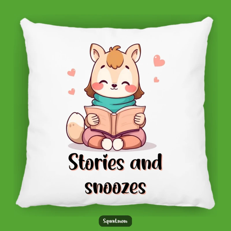 Funny Kawaii Mom Friend Pillow - Plush Storytime Comfort