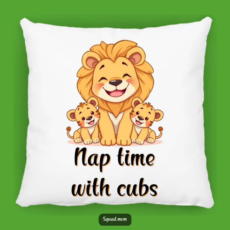 Soft Funny Lion Mom Pillow - Cozy Comfort Gift