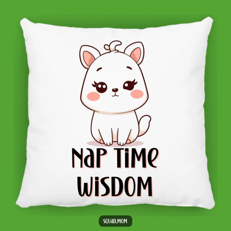 Soft Funny Kawaii Mom Animal Wink Pillow - Comfort with a Knowing Smile!