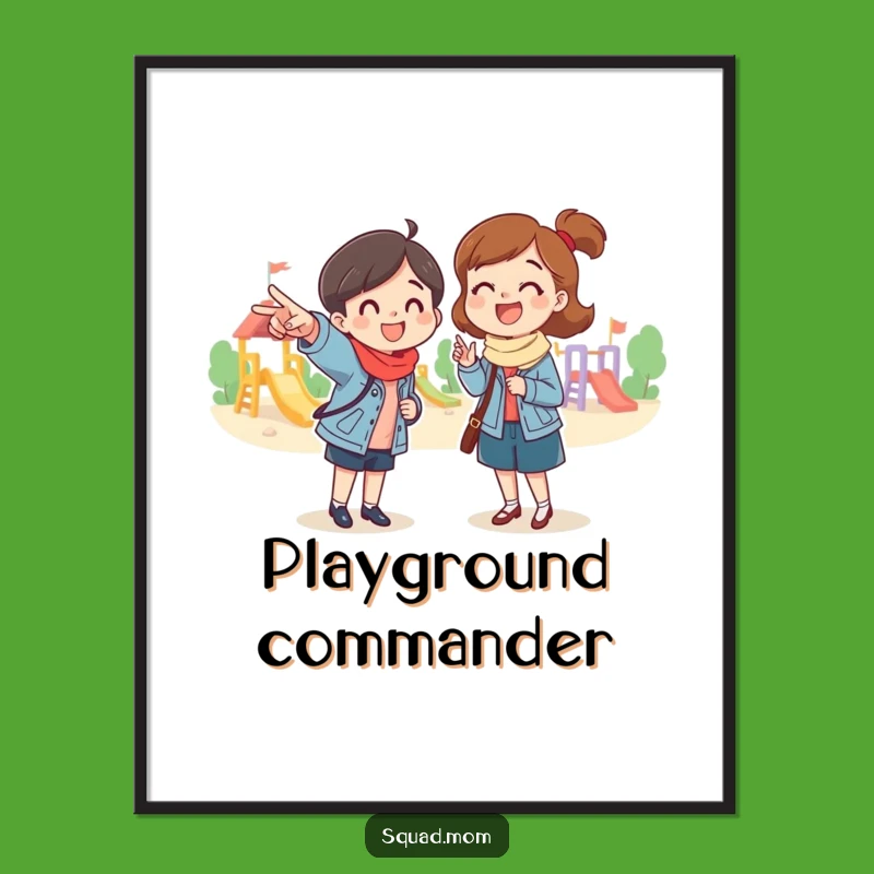 Funny Mom Friend Playground Digital Print - Instant Humor and Hilarious Gift