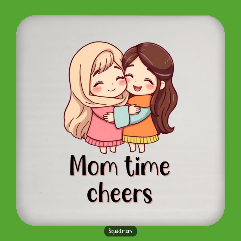 Mom Friend Hug Coaster Protect Your Table with This Loving Art
