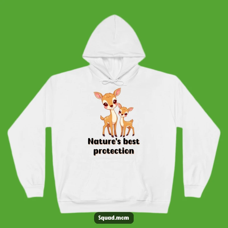 Cozy Deer Mom Nature Hoodie - Warmth and Woodland Whimsy - Ideal Funny Gift!