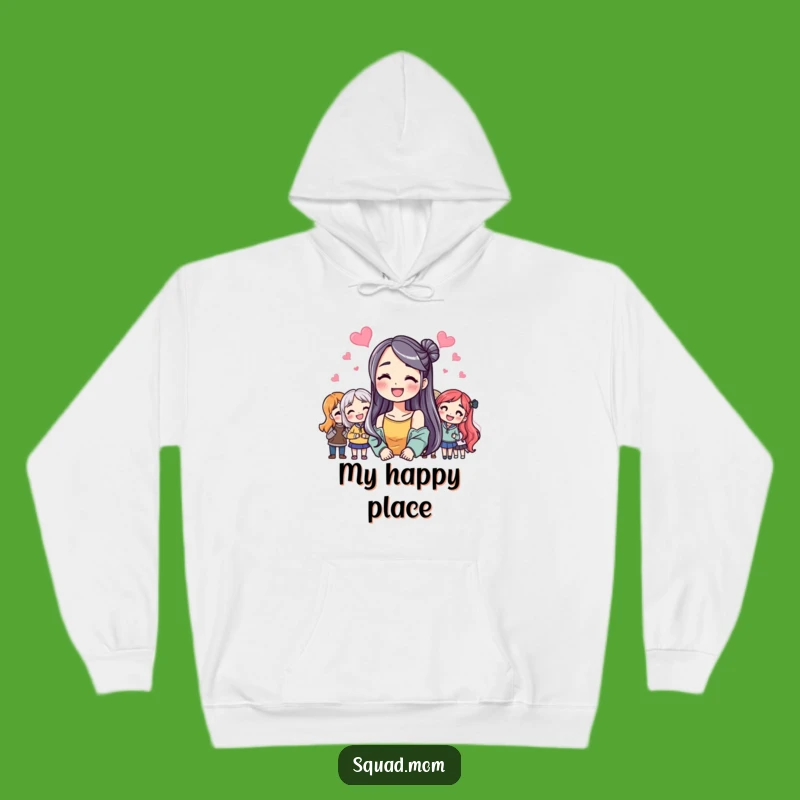 Funny Friendship Smile Hoodie: Cozy Woman with Friends, Warm Hilarious Gift!