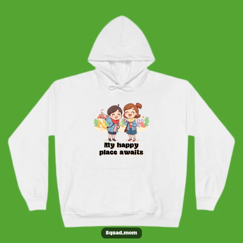 Funny Mom Friend Playground Hoodie - Cozy and Hilarious Gift for Outdoor Moms