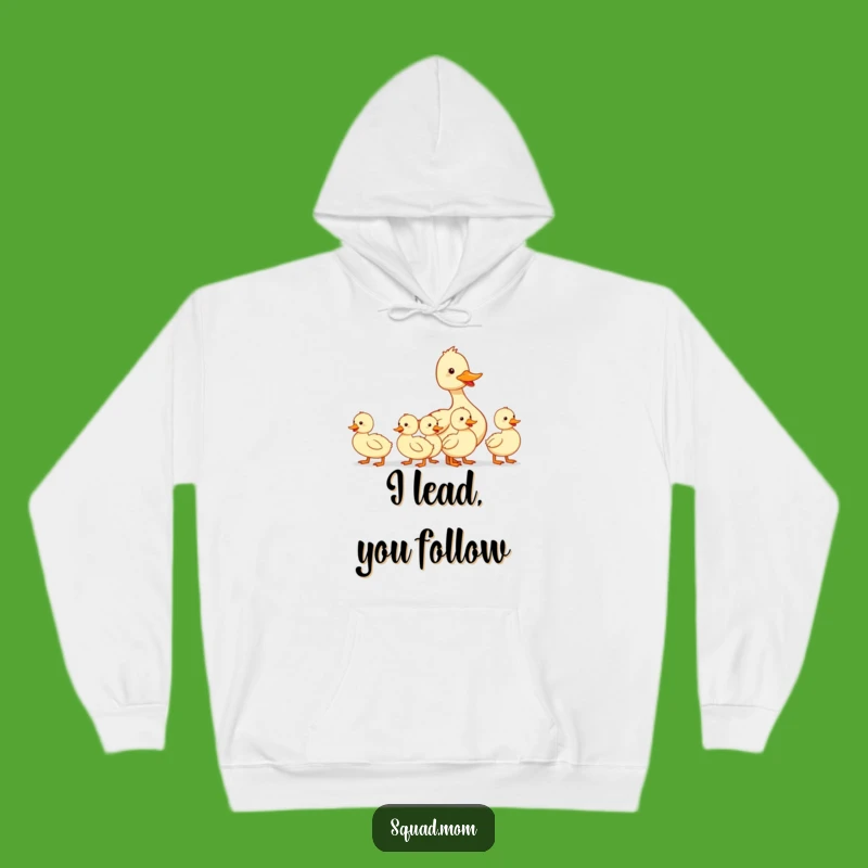 Cozy Funny Duck Mom Hoodie - Adorable Family Warm Gift