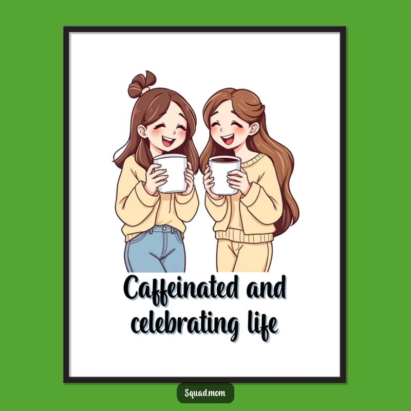 Free Printable Wall Art: Coffee Break Bliss - Funny DIY Decor