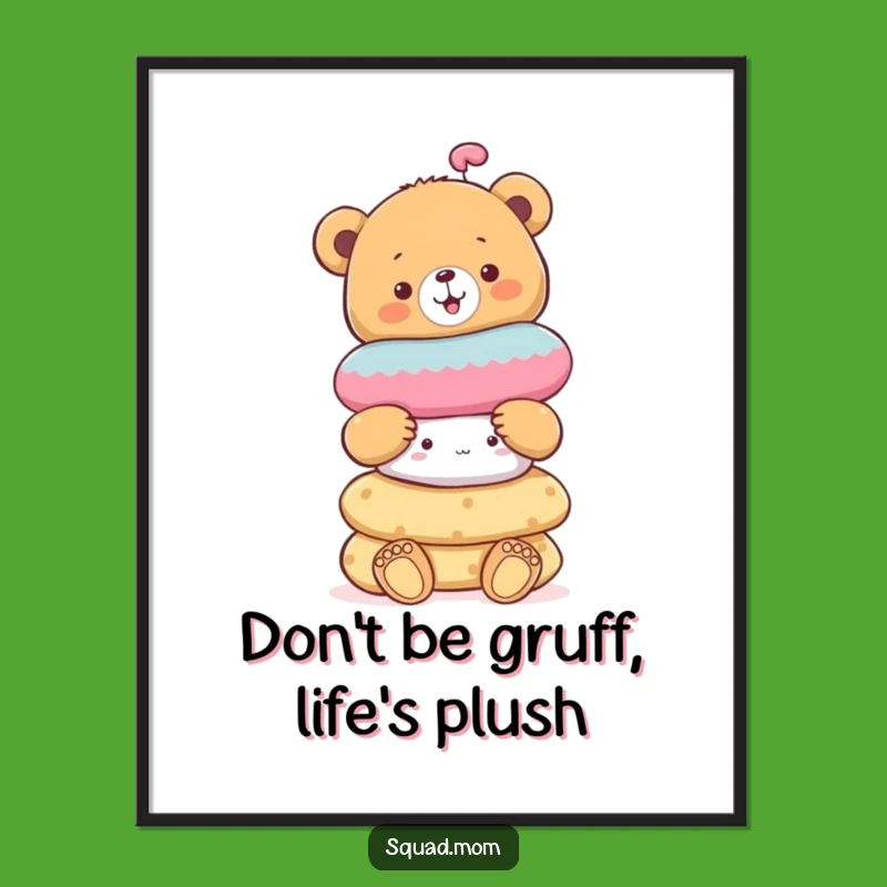 Bear Cub Wall Art - Funny Free Printable Downloadable Decor