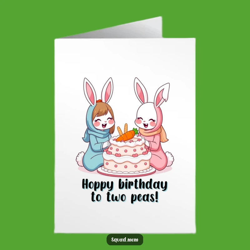 Free Printable Birthday Card: Happy Bunny Moms, Funny Carrot Cake DIY Gift