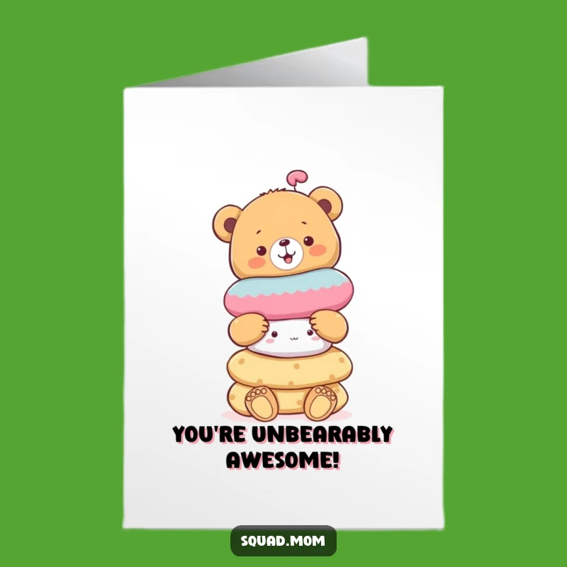 Bear Cub Congratulations Card - Free Printable Downloadable Fun