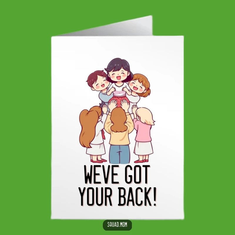 Free Printable Congrats Card: Women's Support Squad, Funny Downloadable Gift