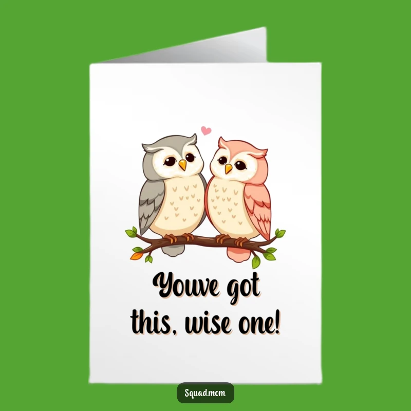 Free Printable Congrats Card: Owl Moms Gossip, Wise Owl Celebration Downloadable Gift
