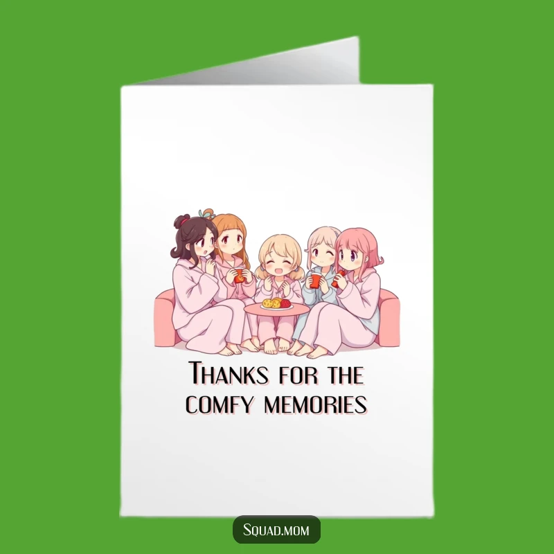 Free Printable Thank You Card: Cozy PJs, Snacks, Downloadable & Hilarious!