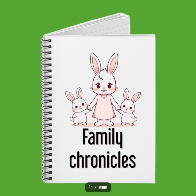 Funny Journal: Bunny Mom's Family Thoughts Notebook