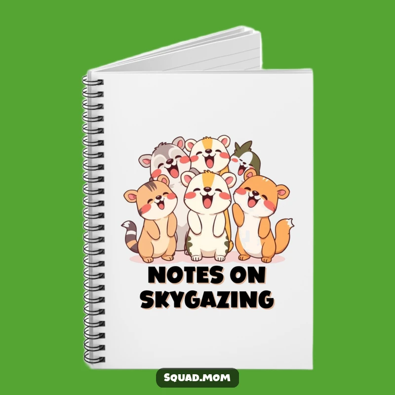 Funny Animal Friends Notebook: Giggling Pals Pointing Up, Jot Down Ideas Hilariously!