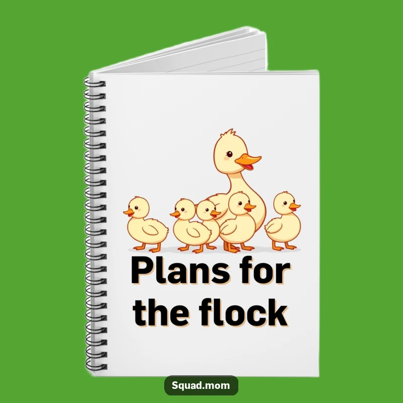Funny Duck Mom Notebook - Perfect for Notes & Ideas Gift