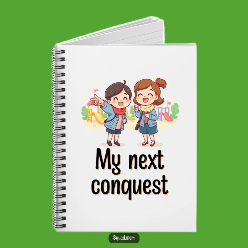 Funny Mom Friend Playground Notebook - Jot Down Ideas with Hilarious Energy
