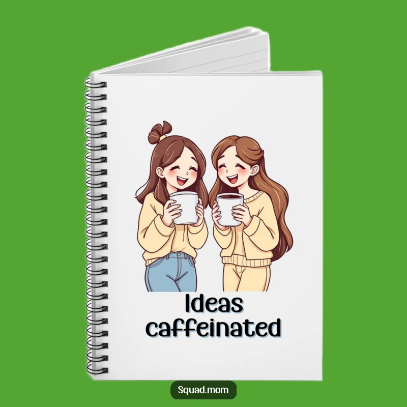 Funny Coffee Lovers Notebook: Journal Your Happy Thoughts - Creative Gift