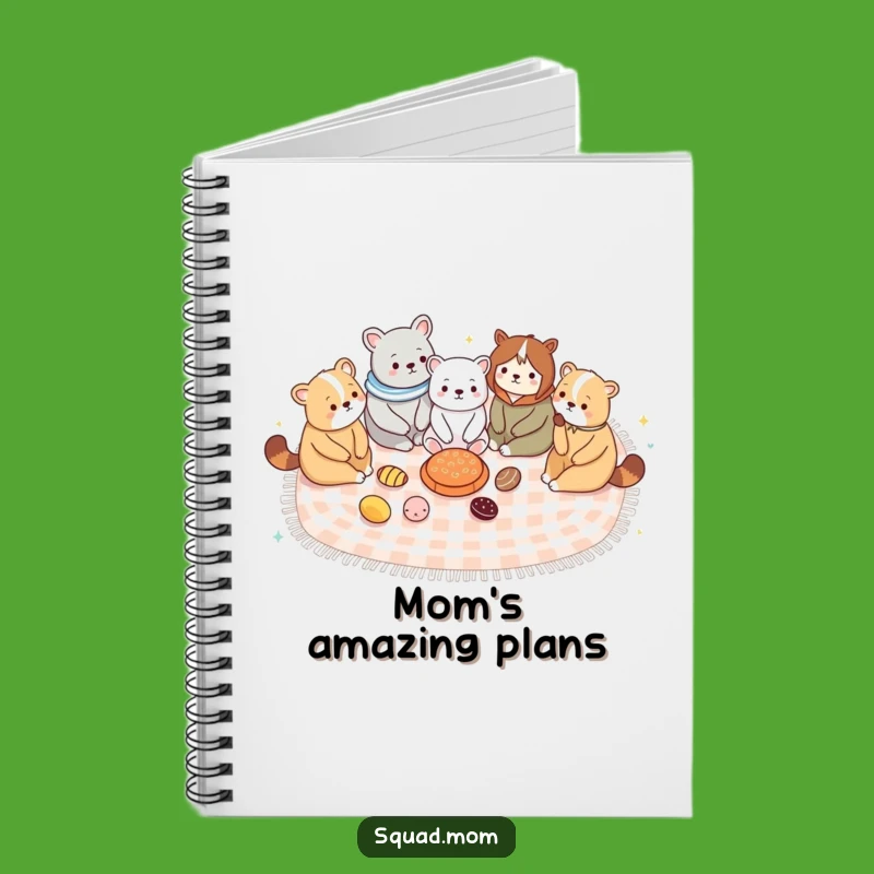 Funny Animal Moms Picnic Notebook: Hilarious Journal for Mom Thoughts