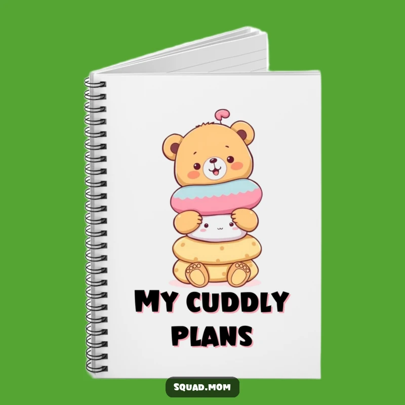 Funny Bear Cub Toy Notebook: Cheerful Balance Journal
