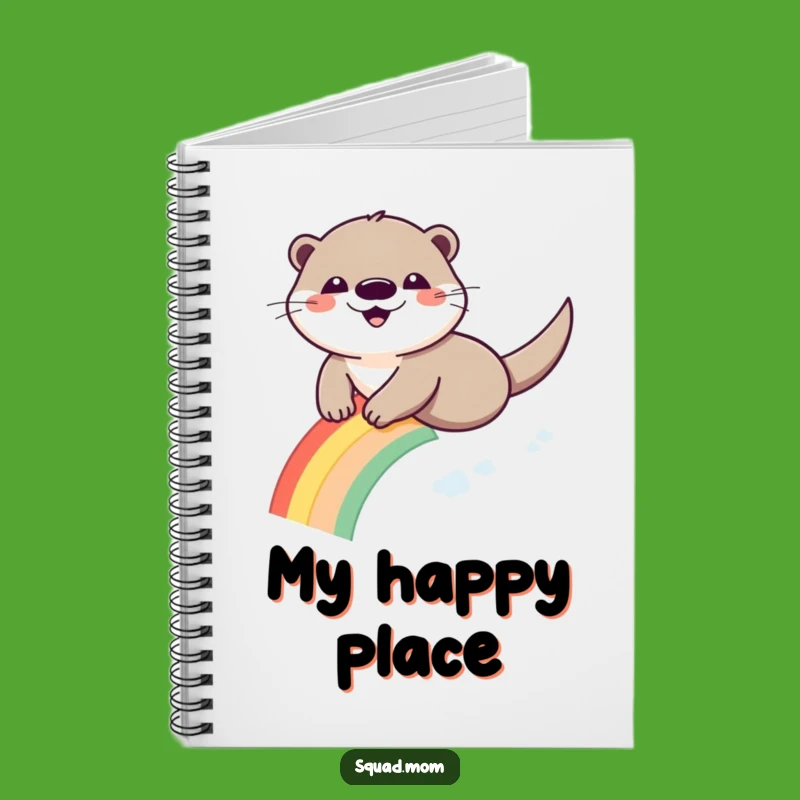 Funny Otter Rainbow Notebook - Joyful Journal for Creative Thoughts & Ideas