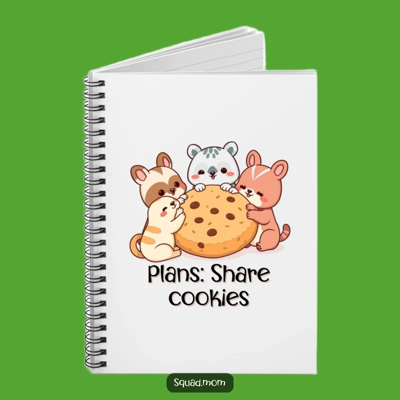 Funny Animal Friends Cookie Journal - Jot Down Ideas with Humor - A Great Funny Gift!