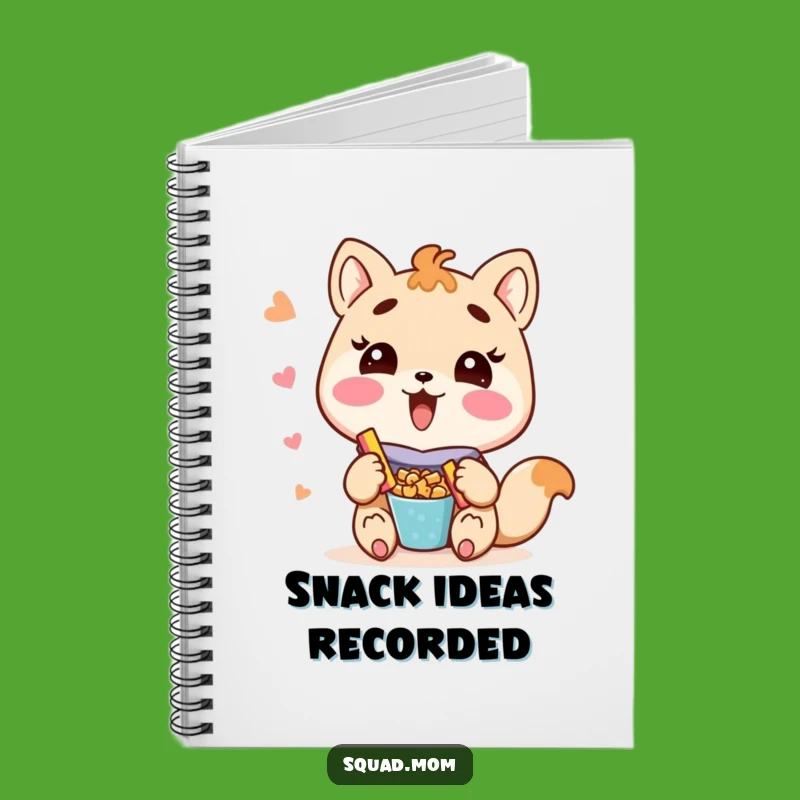 Funny Kawaii Mom Friend Notebook - Jot Down Snack Ideas Hilariously!