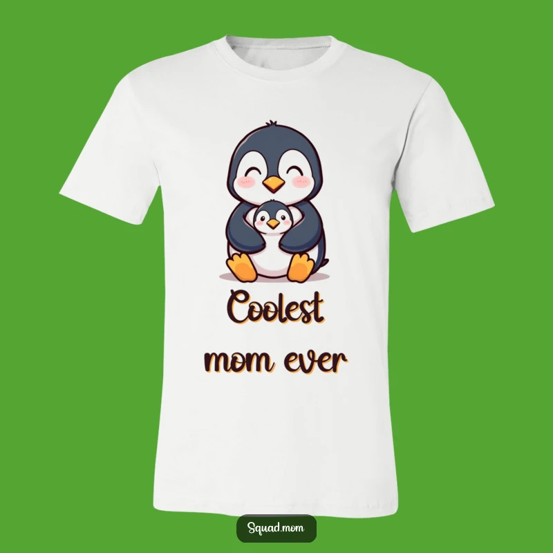 Funny Penguin Mom Protection T-Shirt - Adorable Family Love - Perfect Funny Gift!