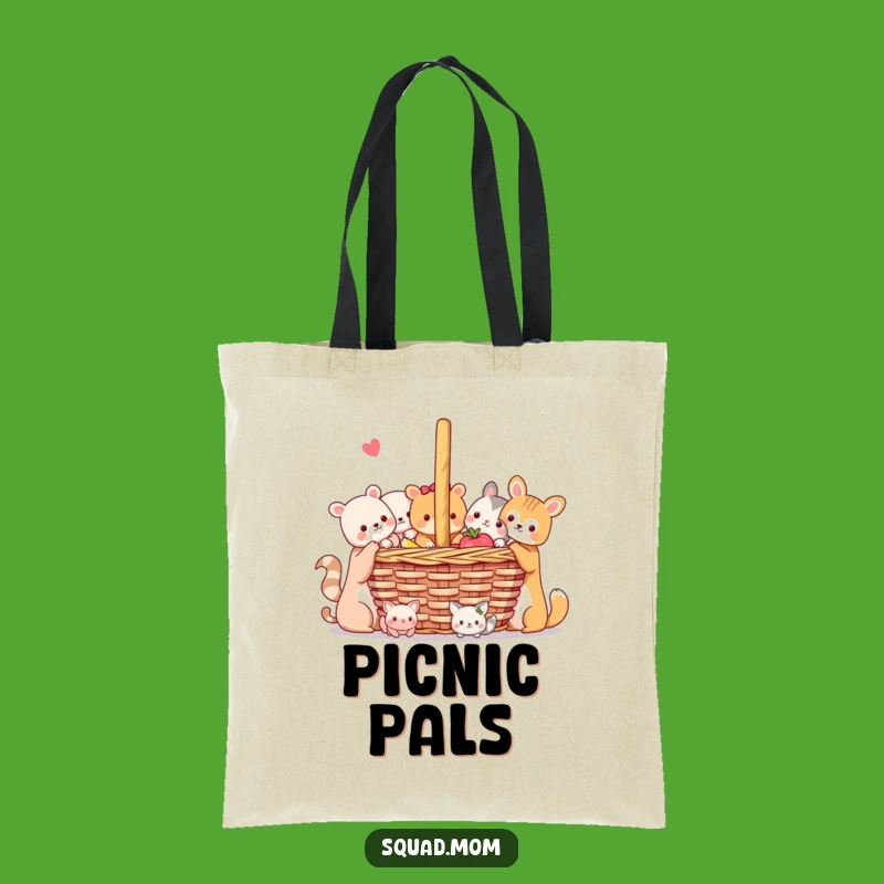 Funny Animal Friends Tote Bag: Carry Your Essentials with Joyful Companionship