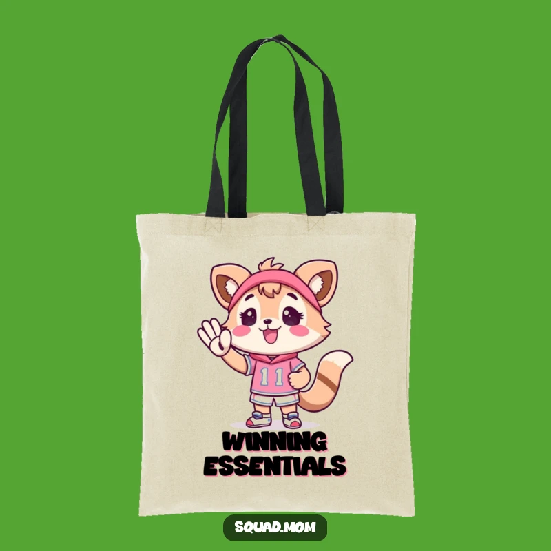 Funny Kawaii Mom Friend Cheer Tote Bag - Carry Your Support